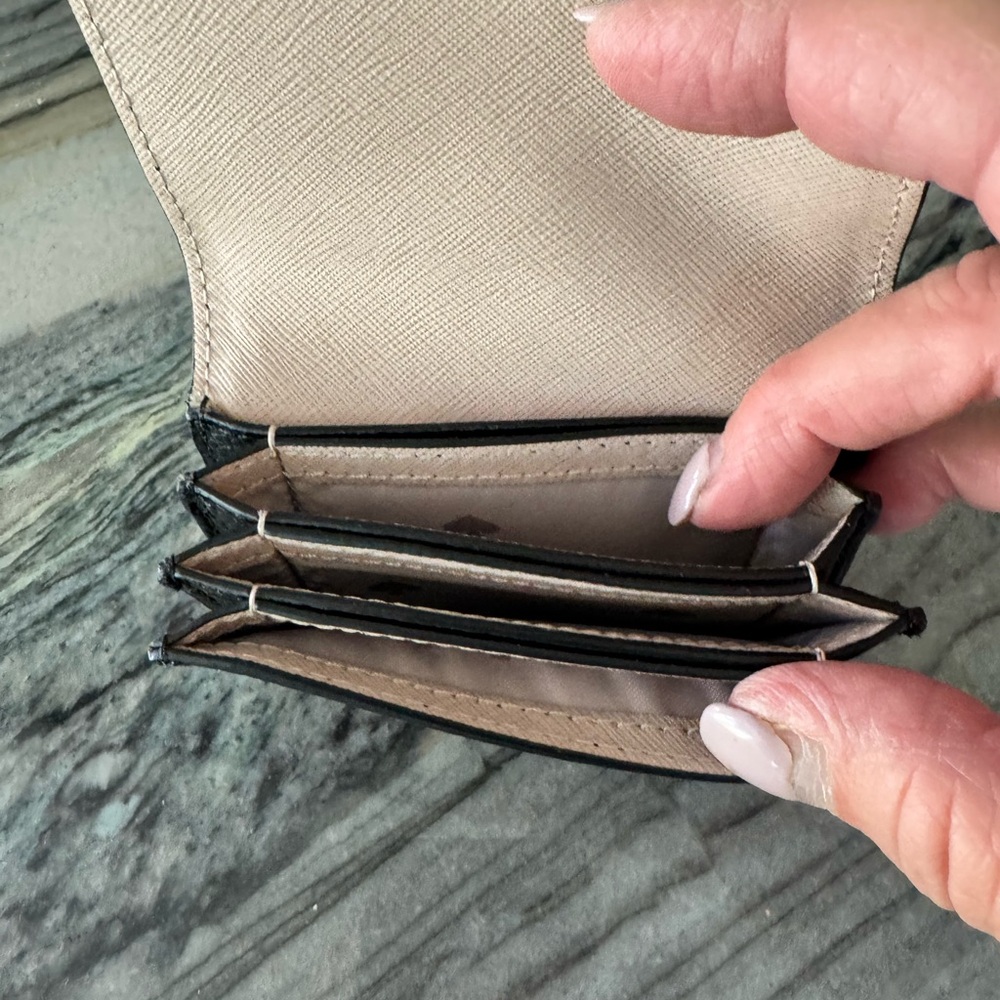 Kate Spade Beige and Black Wallet